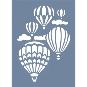 EHTŞ16 Balon Desen Stencil 25x35cm