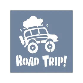 EHTŞ22 Road Trip Desen Stencil 60x60cm