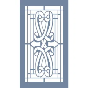 EHV08 Vitray Desen Stencil 30x16cm