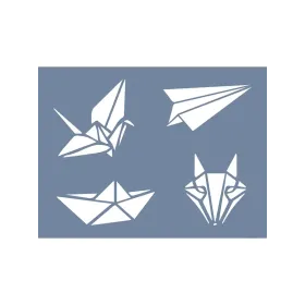 EHVH12 Origami Desen Stencil 21x30cm