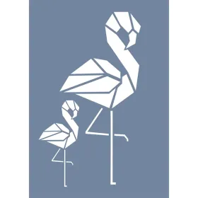 EHVH25 Flamingo Desen Stencil 21x30cm
