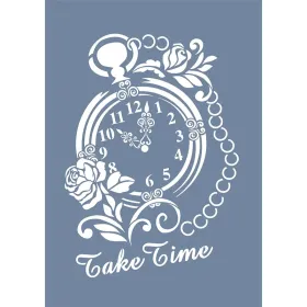 EHY05 Saat Desen Stencil 25x35cm