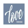 EHY79 Love Never Fails Desen Stencil 20x20cm