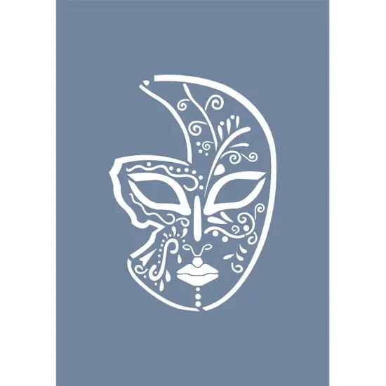 EHYB23 Maske Desen Stencil 21x30cm
