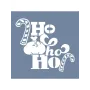 EHYB30 HoHoHo Desen Stencil 20x20cm