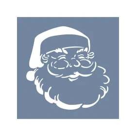 EHYB47 Noel Baba Desen Stencil 40x40cm