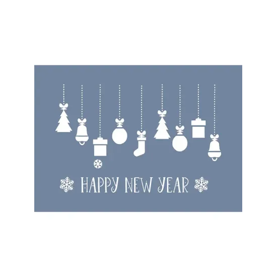 EHYB53 Happy New Year Yılbaşı Stencil 25x35cm