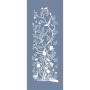 EHB49 Kuşlu Çiçek Stencil 10x25cm