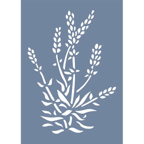 EHB69 Lavanta Stencil 21x30cm