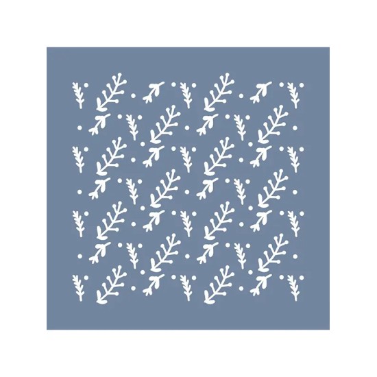 EHB115 Yaprak Stencil 60x60cm