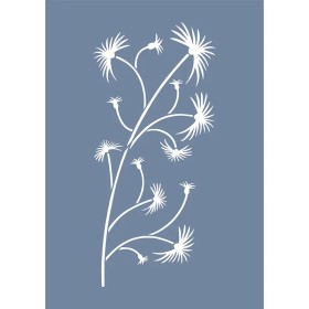 EHB128 Çiçek Stencil 25x35cm