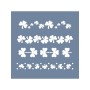 EHB157 Yonca Stencil 20x20cm