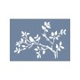 EHB88 Kuş ve Dallar Stencil 21x30cm