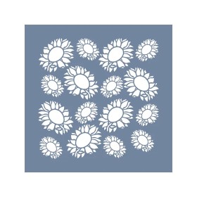 EHB94 Çiçek Stencil 40x40cm