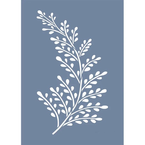 EHB168 Yaprak Dalı Stencil 25x35cm