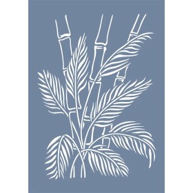 EHB172 Bambu Yaprak Stencil 21x30cm
