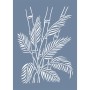 EHB172 Bambu Yaprak Stencil 21x30cm