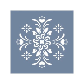 EHB199 Çiçek Stencil 60x60cm