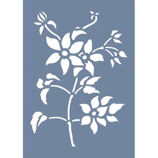 EHB201 Çiçek Stencil 25x35cm