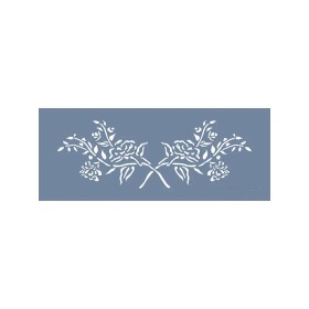 EHB207 Çiçekli Stencil 10x25cm