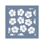 EHB219 Çiçek Stencil 20x20cm