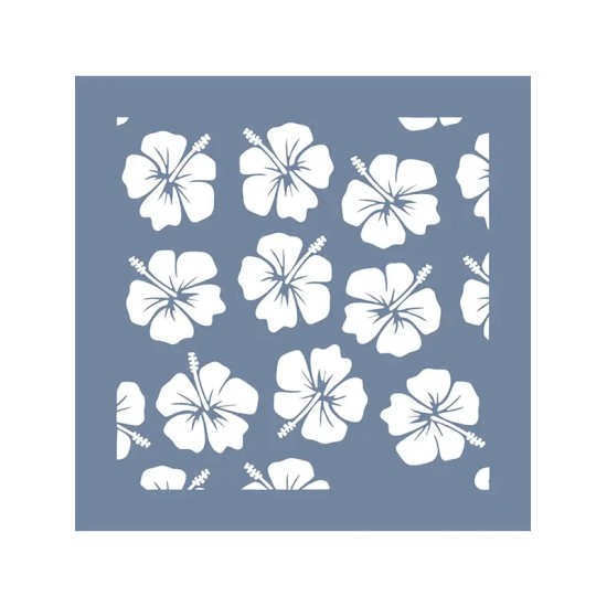 EHB219 Çiçek Stencil 40x40cm
