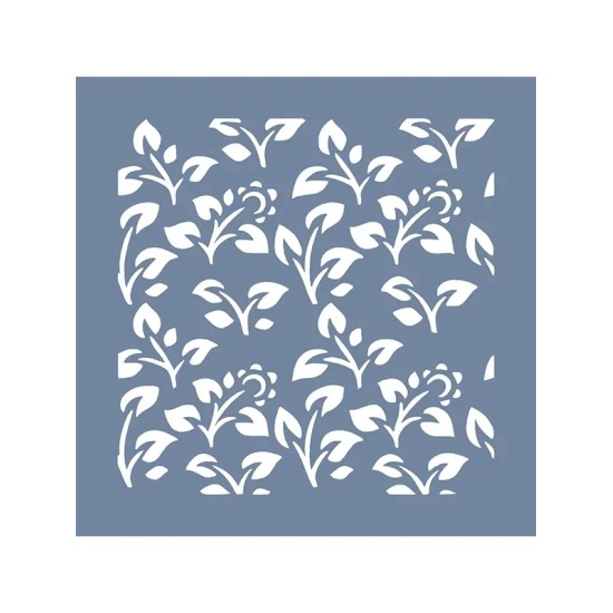 EHB224 Çiçek Stencil 40x40cm