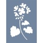 EHB225 Çiçek Stencil 25x35cm