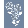 EHB244 Çiçek Stencil 21x30cm