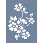 EHB254 Çiçek Desenli Stencil 25x35cm