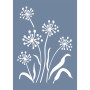 EHB256 Çiçek Stencil 25x35cm