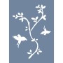 EHB259 Kuş ve Dal Stencil 21x30cm