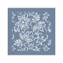 EHB283 Çiçek Stencil 20x20cm