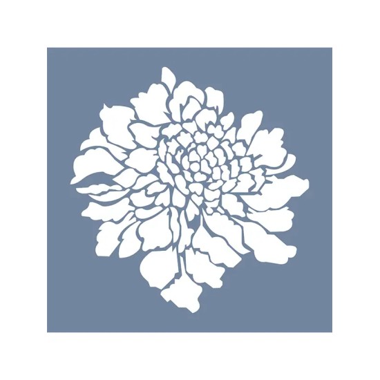 EHB307 Çiçek Stencil 25x25cm