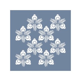 EHBL17 Geometrik Desen Stencil 45x45cm