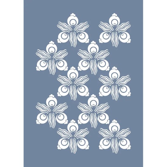 EHBL18 Geometrik Desen Stencil 21x30cm