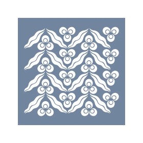 EHBL19 Çiçek Desenli Stencil 45x45cm