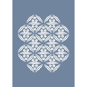 EHBL21 Simetrik Desen Stencil 21x30cm