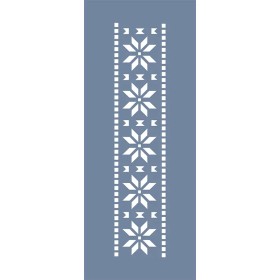 EHBR74 Geometrik Desen Stencil 10x25cm