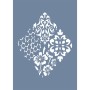 EHDD36 Geometrik Floral Stencil 21x30cm