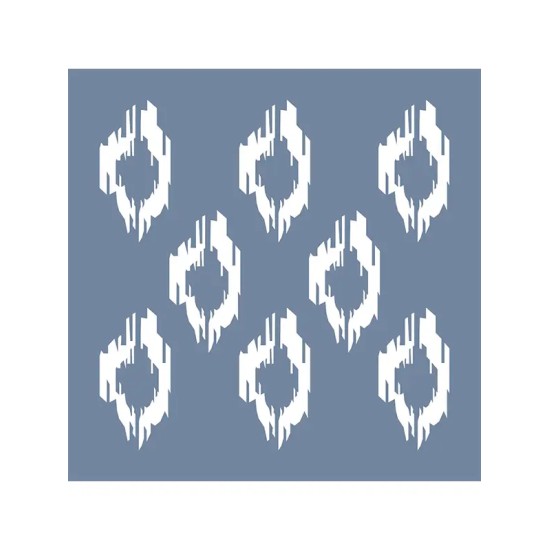 EHDD39 Geometrik Desen Stencil 45x45cm