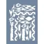 EHDD40 Geometrik Desen Stencil 21x30cm