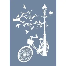 EHDK03 Sokak Bisikleti Stencil 25x35cm
