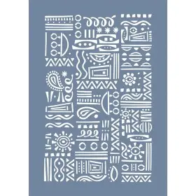 EHET10 Geometrik Desen Stencil 25x35cm