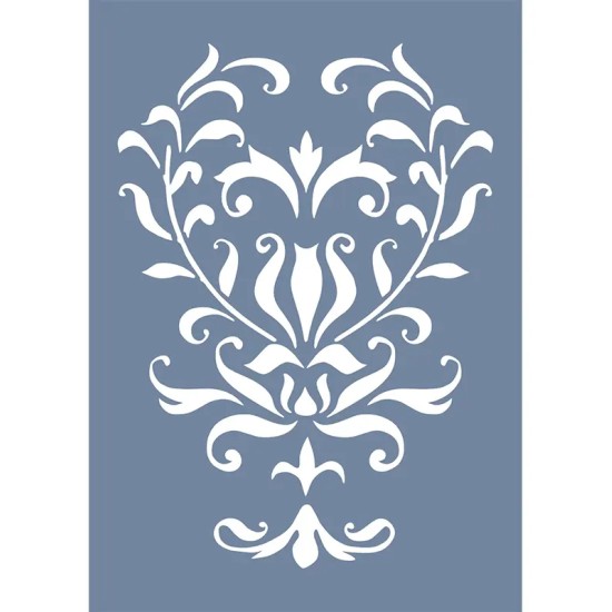 EHFL37 Floral Desen Stencil 21x30cm