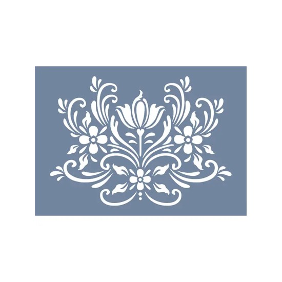EHFL45 Floral Stencil 25x35cm