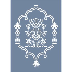 EHFL47 Floral Desen Stencil 21x30cm