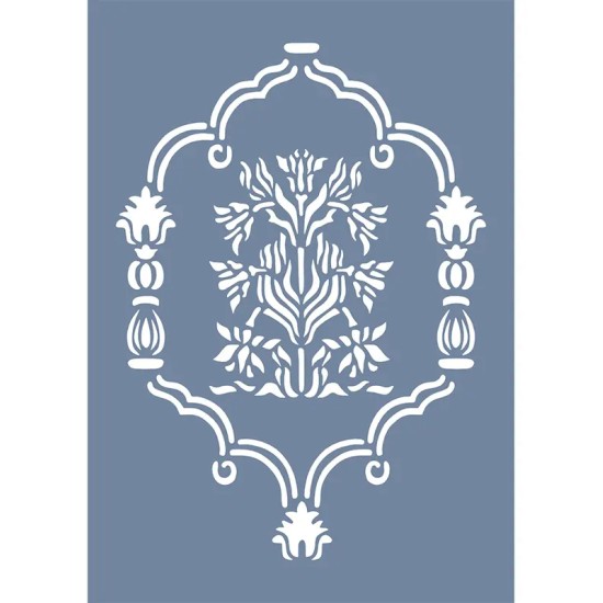 EHFL47 Floral Desen Stencil 25x35cm