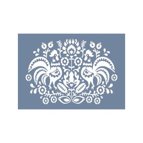 EHFL48 Horoz Desen Stencil 25x35cm