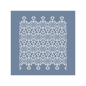 EHFL49 Geometrik Desen Stencil 25x25cm